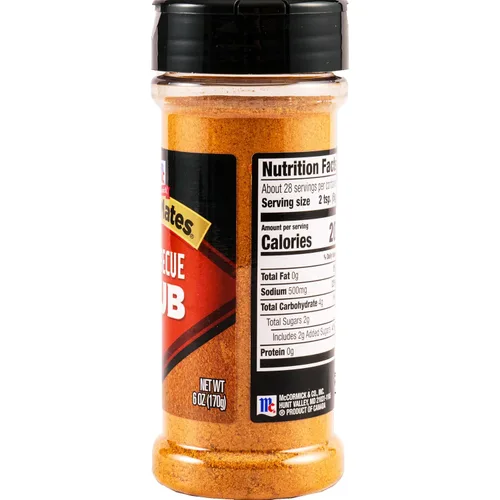 Vista 22 de McCormick Grill Mates Barbecue Rub, 6 oz