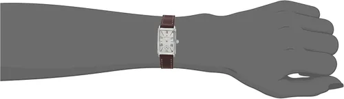 Vista 5 de Hamilton Reloj American Classic Ardmore Reloj suizo de cuarzo de 0.736 in x 1.063 in, esfera plateada, correa de cuero rosa (modelo H11221814)