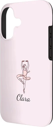 Vista 2 de Clara - Carcasa para iPhone 17, diseño de bailarina, bailarina, bailarina, bailarina, navidad