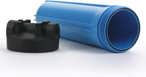 Vista 3 de Hydronix HF45-20BLBK10 Carcasa del filtro de agua 20" - 1" puertos