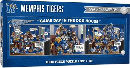 Vista 47 de YouTheFan NCAA Game Day in The Dog House - Rompecabezas de 1000 piezas