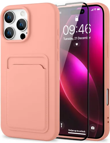 Vista 20 de MZELQ Compatible con iPhone 11 Funda TPU Soporte para Tarjetas Cubierta de Billetera, Protección de Cámara + Protector de Pantalla Funda Suave
