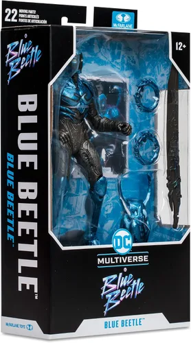 Vista 14 de McFarlane Toys - Figura de acción DC Multiverse Blue Beetle (película de escarabajo azul) de 7 pulgadas