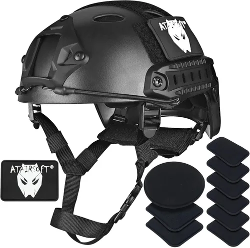Vista 14 de ATAIRSOFT Casco táctico rápido para paintball y airsoft tipo PJ Od