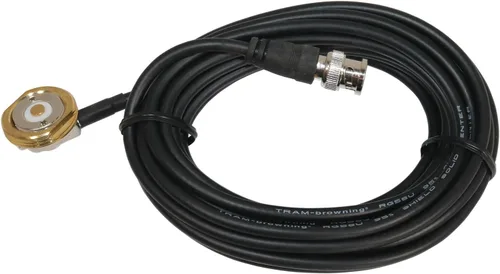 Vista 3 de Tram® Kit de antena de montaje en tronco/agujero del escáner con conector BNC-macho
