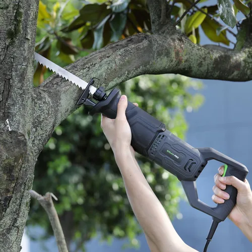 Vista 8 de GALAX PRO Sierra recíproca de 120 V, sierra recíproca con cable de velocidad variable de 6.0 amperios con longitud de carrera de 1-1/8 pulgadas