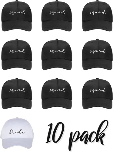 Vista 7 de Pop Fizz Designs Gorra de béisbol (Cuadrado Negro)