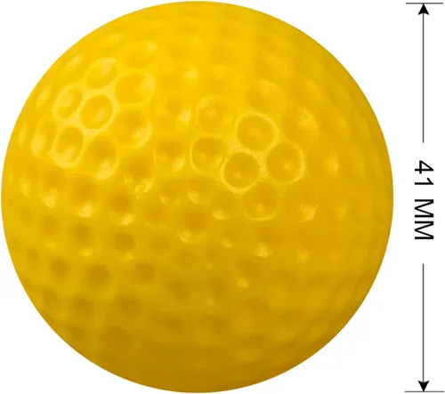 Vista 3 de Scott Edward Pelotas de golf de práctica, 30 unidades, huecas, multicolor, limitadas, perfectas para patios traseros, práctica de columpio, campo