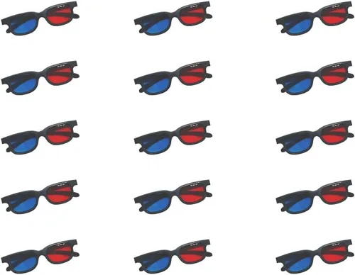 Vista 7 de Gafas de visión 3D rojo-azul para ver películas/juegos e imágenes en 3D en formatos rojo-azul, compatibles con monitores de computadora, televisores