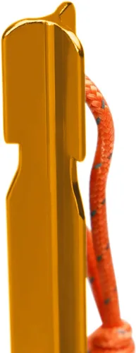 Vista 6 de Grassman Paquete de 12 estacas para tienda de campaña, estacas de aluminio 7075, clavijas de tierra ligeras y resistentes, estacas de metal Naranja