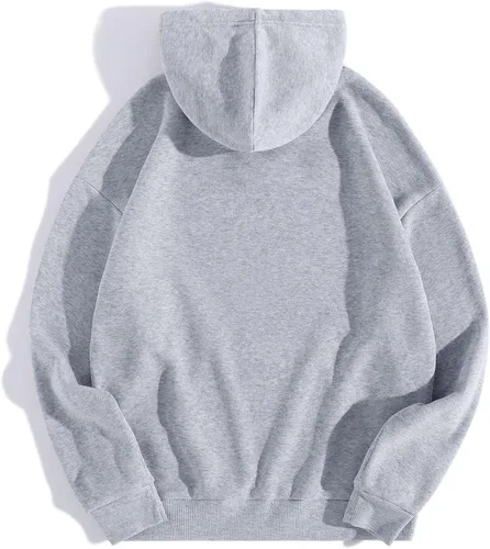 Vista 2 de EELHOE Men's Hooded Tshirts Shirts Casual Cotton Long Sleeve Jersey with Hood Stretch Stylish Athletic Pullover