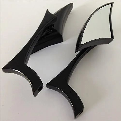 Vista 4 de Negro Spear hoja Mini Espejos para Suzuki Savage Intruder Volusia Boulevard
