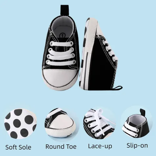 Vista 2 de PATPAT Zapatos de bebé para niña y niño material agradable al tacto antideslizantes y ligeros Zapatos de bebé para niña, botines de bebé, zapatos
