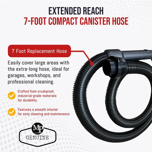 Vista 2 de Maresh Products - Manguera de vacío de repuesto para Eureka & Sanitaire Mighty Mite, SmartVac y Professional Series – Compatible con los modelos