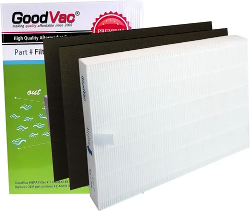 Vista 2 de Repuesto para filtro de repuesto de carbón activado afilado FZ-A80DFU compatible con FP-A60UW FP-A80UW