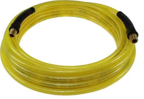 Vista 18 de Coilhose Pneumatics PFE60254TY Flexeel Manguera de aire de poliuretano reforzado, 3/8" diámetro interior, 25' de longitud con (2) accesorios