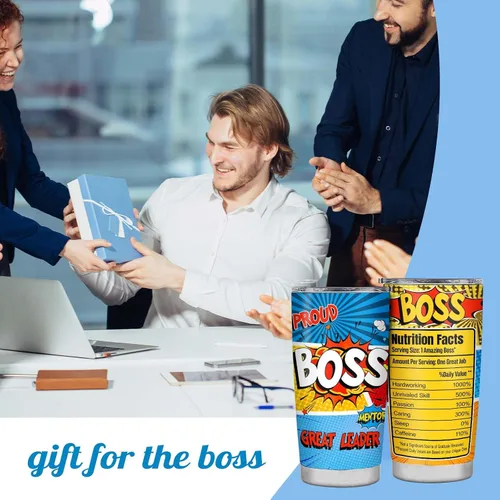 Vista 2 de kwsnatel Regalos para el día del jefe para mujeres y hombres, regalos de jefe para mujeres, divertido regalo de agradecimiento para mujeres, regalo
