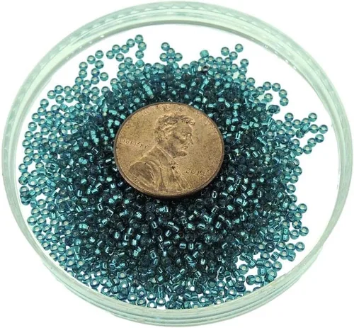 Vista 5 de Miyuki Cuentas de semillas redondas tamaño 15/0 0.29 oz SL Teal