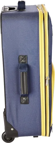 Vista 3 de Rockland juego de 4 piezas de valijas con ruedas y bolsas para viaje, Marino), F32-NAVY