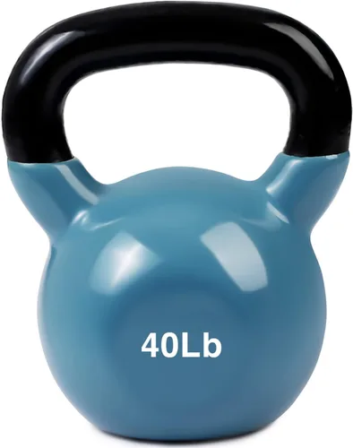 Vista 9 de JFIT Kettlebell Weights Vinyl Coated Iron