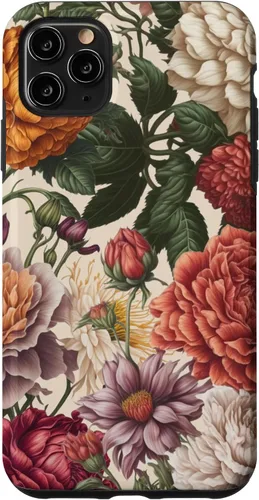 Vista 13 de Cute Flowers Vintage Botanical Floral Illustration Women Case for iPhone 17