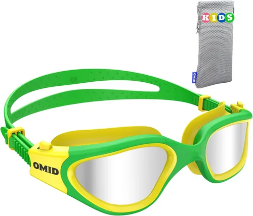 Vista 23 de OMID Kids Swim Goggles, P2mini Polarized Swimming Goggles Comfortable for Age 6-14