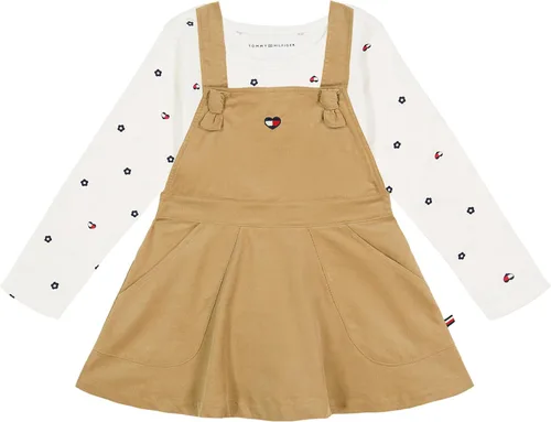 Vista 3 de Tommy Hilfiger Conjunto de camiseta de 2 piezas con jersey para niñas