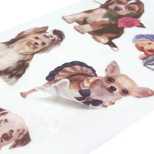 Vista 4 de allydrew Washi - Juego de calcomanías para álbumes de recortes, manualidades para papelería, diario, fabricación de tarjetas, (9 hojas), conejos
