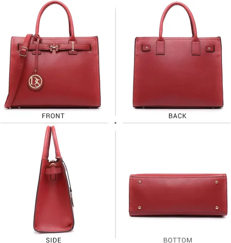Vista 3 de Dasein Bolsos de mano con correa larga para mujer, con asa superior, con correa larga