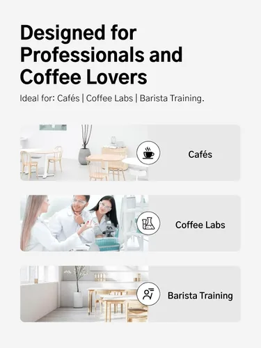 Vista 7 de Sistema de Control de Elaboración de Café – Refractómetro TDS de Café y Báscula Digital con Temporizador, Precisión de 0.02%, Resolución de 0.1g
