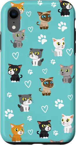 Vista 24 de Funda para iPhone 16 Cat Meow Kitten Kawaii Design Cat Mom