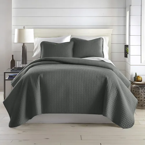 Vista 12 de Southshore Fine Living, Inc. Juego de edredón individual XL, colcha de microfibra acolchada, juego de edredón individual con funda de almohada, ropa