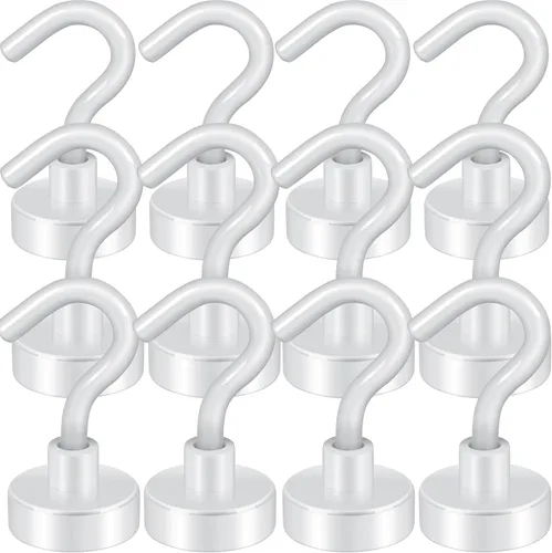 Vista 12 de Neosmuk Ganchos magnéticos, resistente 30 libras + gancho magnético fuerte para cabinas de cruceros, Cruise Essentials 2026 para colgar, ganchos