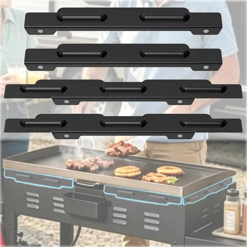 Vista 9 de Protector de viento magnético para plancha Blackstone de 22 pulgadas, compatible con accesorios de parrilla Blackstone, bloqueador de viento