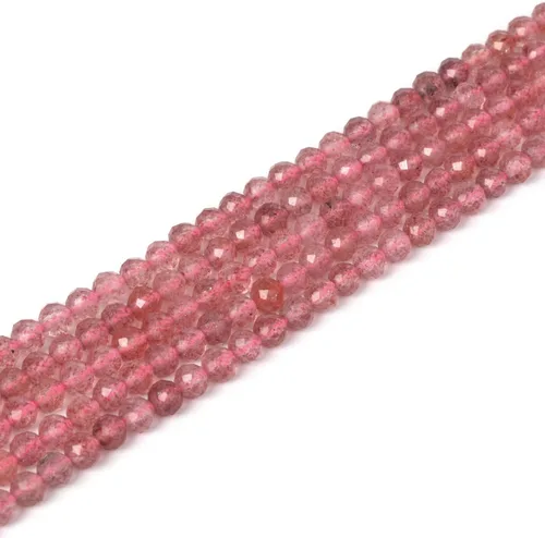Vista 72 de Cuentas Redondas Facetadas de Ópalo Verde de 4 mm Sueltas de 16 Pulgadas para Hacer Joyas
