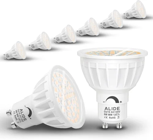 Vista 13 de ALIDE Bombillas LED GU10 regulables que reemplazan 50 W halógenas, 4000 K blanco natural