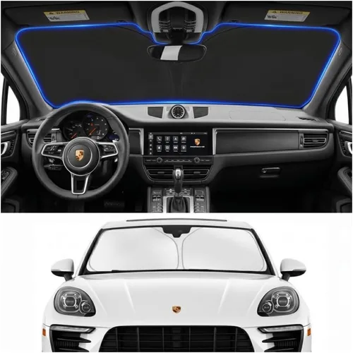 Vista 28 de Parasol para parabrisas para BMW X1 E84 2016-2024 2025, accesorios – Cubierta de parasol para parabrisas de ventana delantera, ajuste personalizado