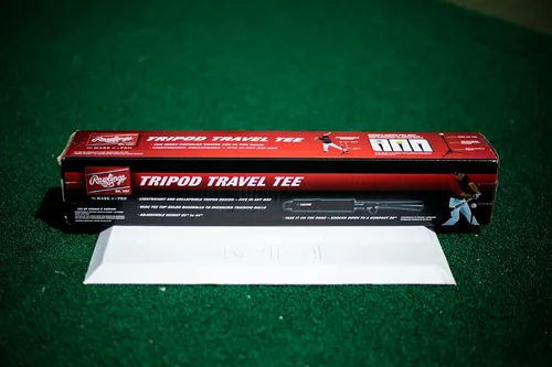 Vista 2 de Rawlings Camiseta de bateo TRIPOD TRAVEL Plegable Altura ajustable de 28 a 44 pulgadas