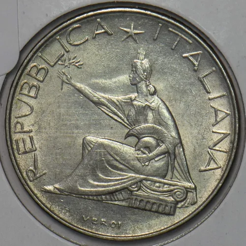 Vista 2 de Moneda Coleccionable Italia 1961 500 Lira Horse animal 296769