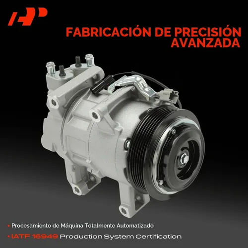 Vista 4 de A-Premium Compresor de aire acondicionado AC con embrague Compatible con Nissan Altima 2.5L 2007 2013-2018, Rogue 2.5L 2014-2020, estilo VCS-14EC