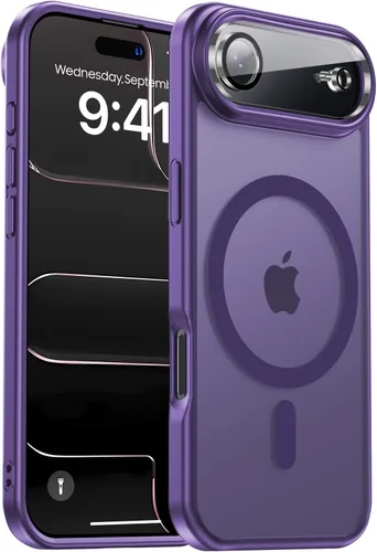 Vista 149 de Funda magnética para iPhone Air con protector de lente de cámara, protección grado militar de 10 pies, compatible con funda MagSafe Slim para iPhone