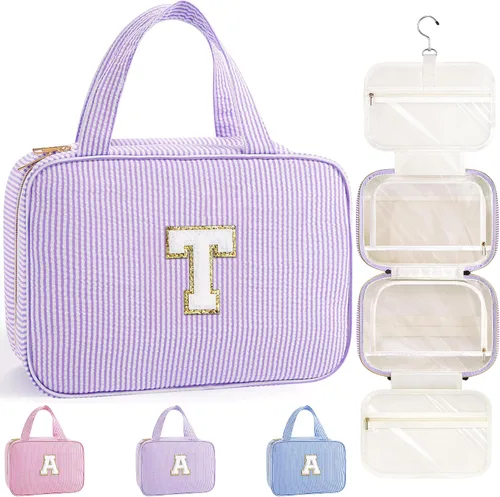 Vista 23 de TOPEAST Regalos de Navidad para Mujeres, Adolescentes y Niñas - Bolsa de Aseo Colgante de Viaje y Bolsa de Maquillaje, Bolsa de Aseo Personalizada
