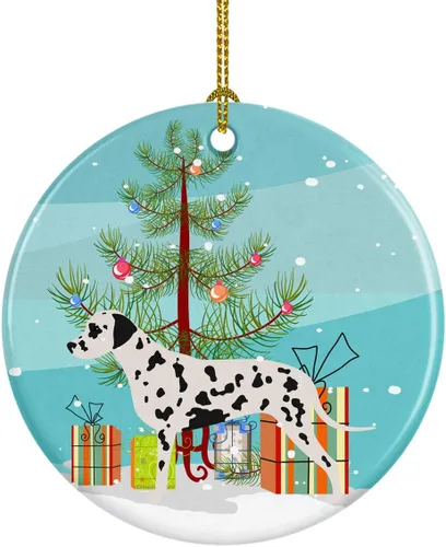 Vista 36 de Caroline's Treasures Cavalier King Charles Spaniel - Adorno de cerámica para árbol de Navidad, decoración colgante para el hogar, Navidad, fiestas