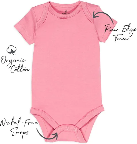 Vista 2 de HonestBaby Unisex Baby 10-Pack Organic Cotton Short