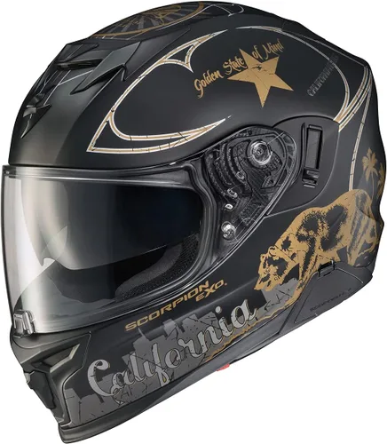 Vista 8 de ScorpionEXO T520 Casco de Motocicleta de Turismo de Cara Completa con Bolsillos para Altavoces Listos para Bluetooth DOT ECE Aprobado Nama-Sushi