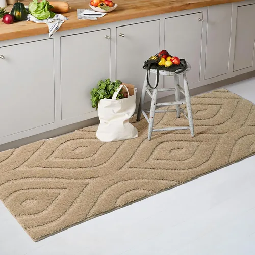 Vista 3 de DEXDE Alfombras de Baño Corredor 24x47 pulgadas Alfombra de Baño Larga Antideslizante Suave Lavable Alfombras de Baño Grandes para Baño Dormitorio