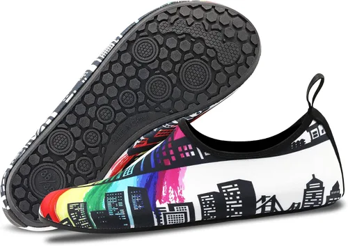 Vista 5 de FADTOP Zapatos de secado rápido para deportes acuáticos, para natación, playa, piscina, surf, yoga, para mujeres y hombres