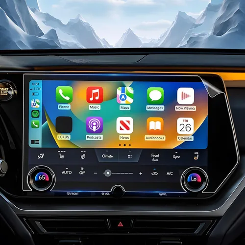 Vista 16 de YEE PIN Protector de pantalla compatible con Lexus RX350 2026 para Lexus RX 350/RX350h/RX500h 2026 de 9.8 pulgadas, protector de pantalla táctil