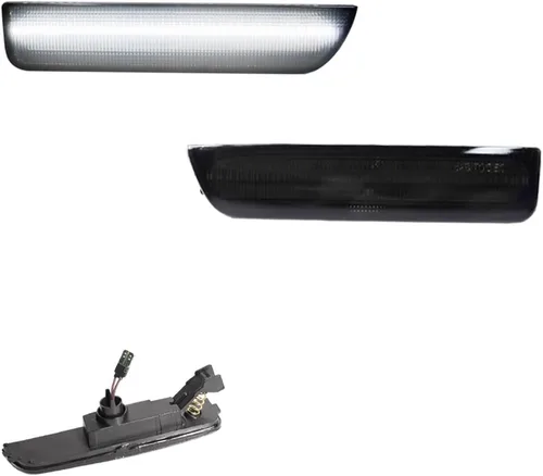 Vista 7 de ADIIL Carcasas de luz de marcador lateral para parachoques delantero con lente anaranjada para VW Passat B5.5 2001 2002 2003 2004 2005, reemplazan