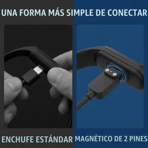 Vista 4 de Compatible con cargador de reloj inteligente Da Fit, cable de cargador USB de repuesto de 3.3 pies, cable de carga para reloj inteligente, reloj
